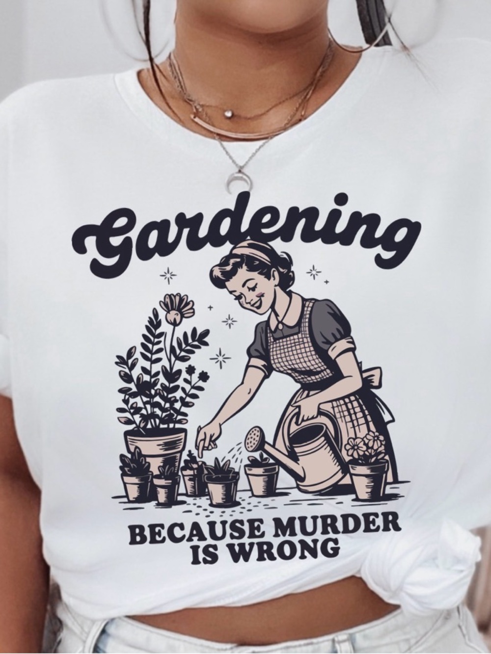NEW Dark Humor Shirt, Funny Sayings Shirt, Sarcastic Shirts, S-5X Gardener